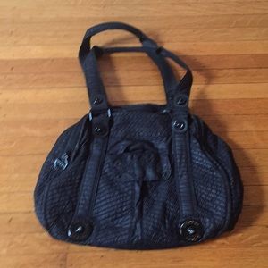 Diesel Black Nylon Purse